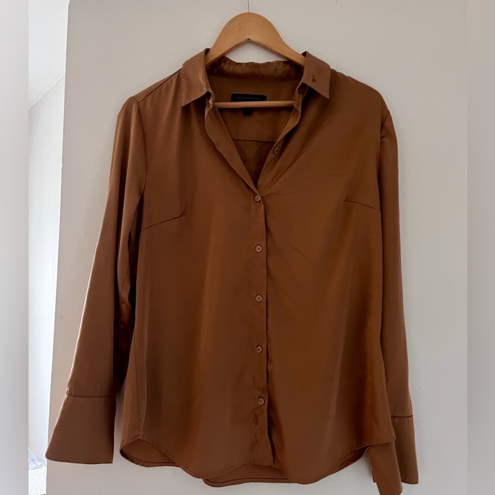 Banana Republic Satin Shirt
